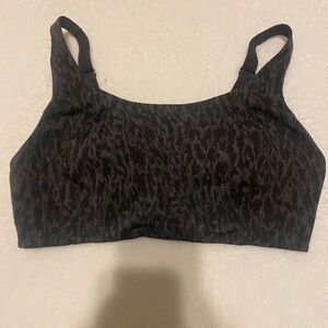 Lululemon In Alignment Sports Bra Leopard Camo size 10
